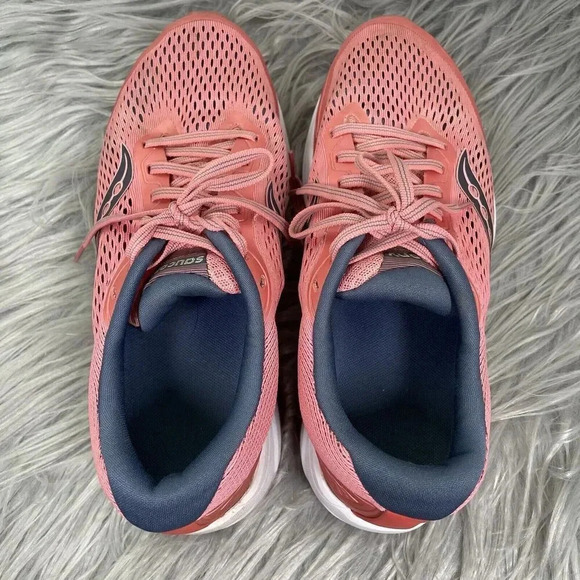 Saucony Clarion Womens Size 9 Shoes Pink Sneakers Running Athletic Trainers - Picture 9 of 10